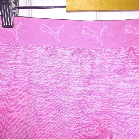 Puma Pink Running Shorts - Picture 3 of 5
